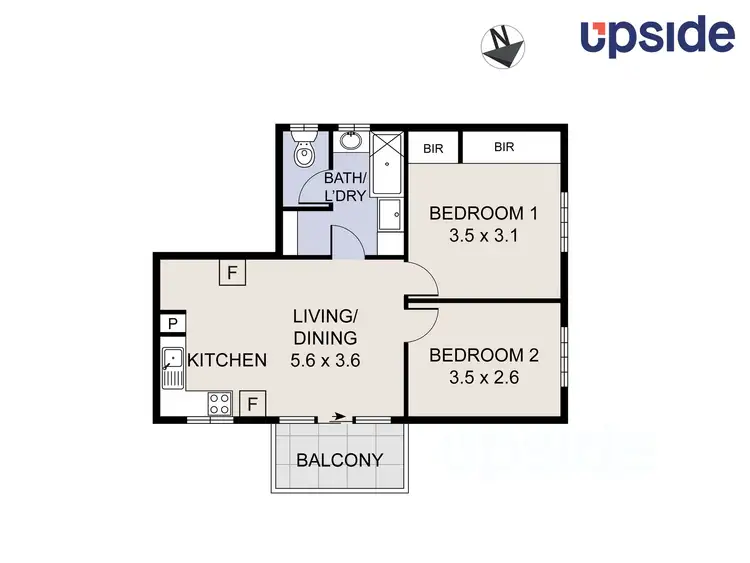Floorplan of Homely unit listing, 3/15 Yass Road, Queanbeyan East NSW 2620