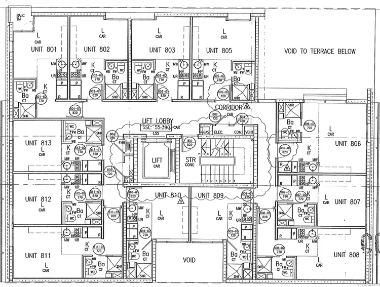 Floorplan of Homely studio listing, 806/9 Earl Street, Carlton VIC 3053