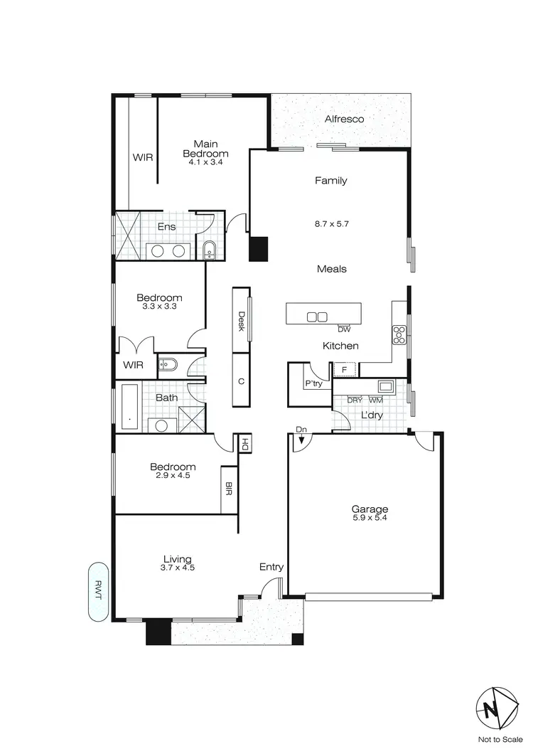 Floorplan of Homely house listing, 20 Corvara Drive, Winter Valley VIC 3358