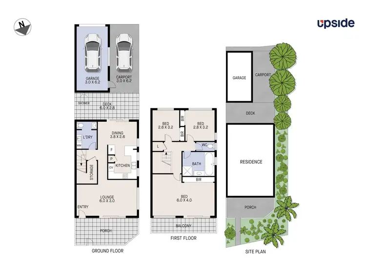 Floorplan of Homely townhouse listing, 6/2A Headland Avenue, Austinmer NSW 2515