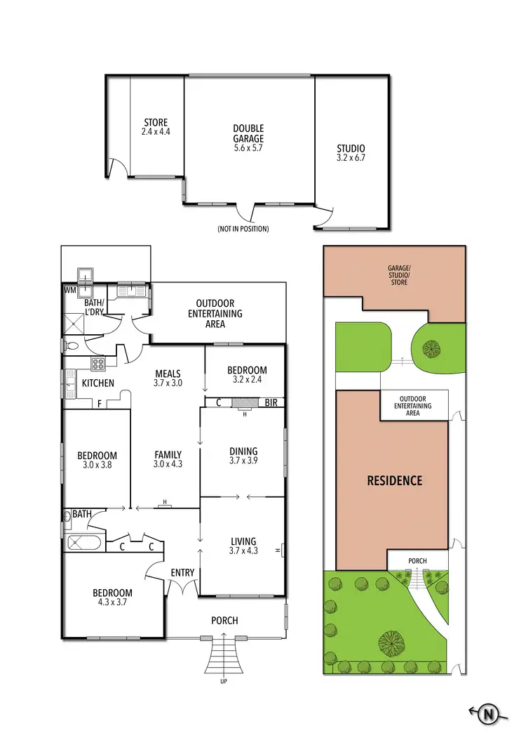 Floorplan of Homely house listing, 26 Temple Street, Brunswick West VIC 3055