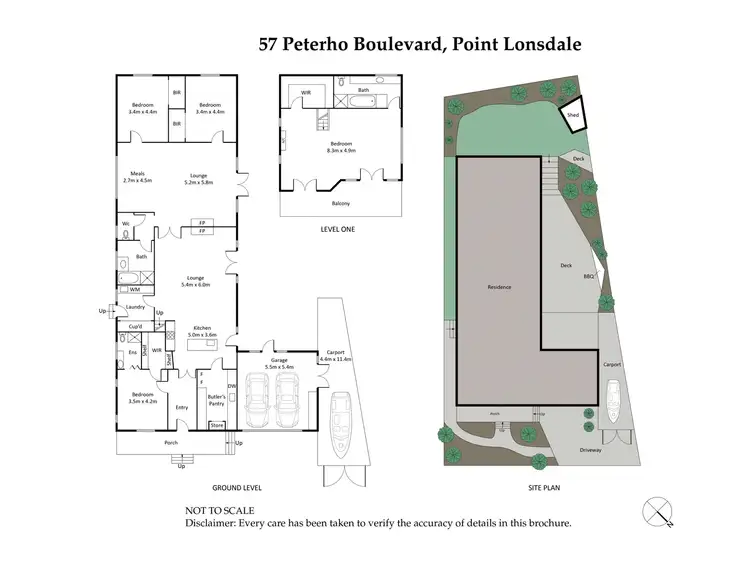 Floorplan of Homely house listing, 57 Peterho Boulevard, Point Lonsdale VIC 3225