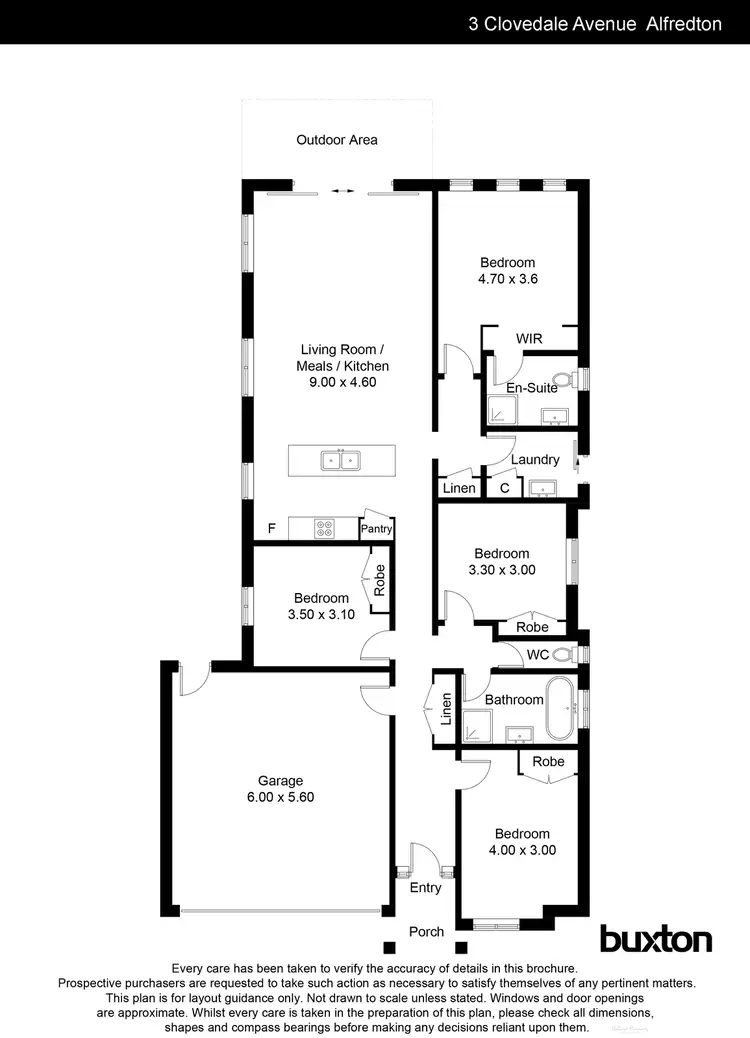 Floorplan of Homely house listing, 3 Clovedale Avenue, Alfredton VIC 3350