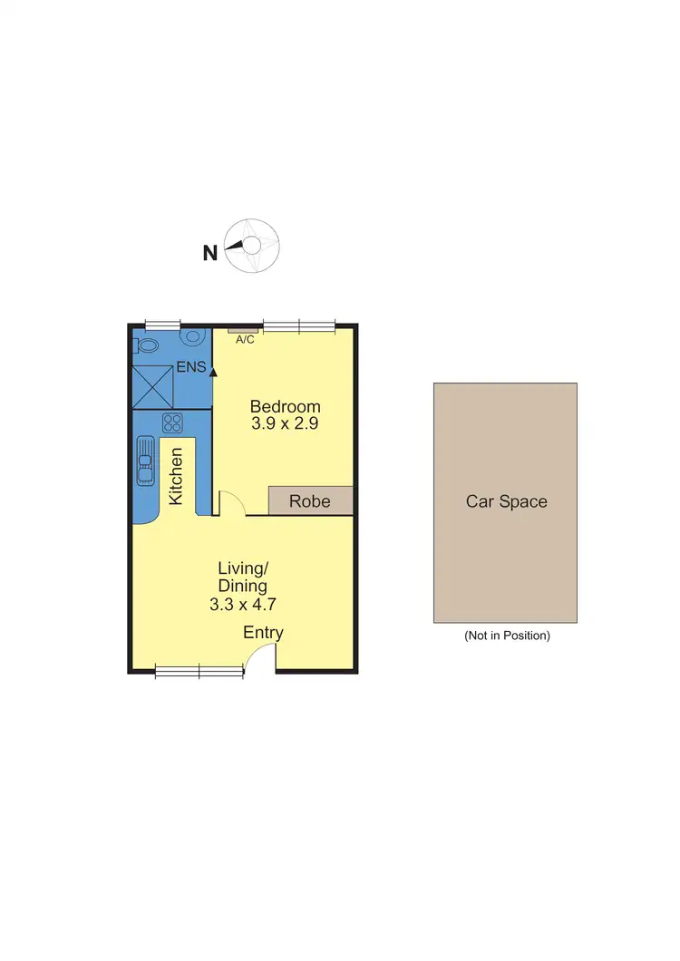 Floorplan of Homely apartment listing, 13/14 Osborne Avenue, Glen Iris VIC 3146