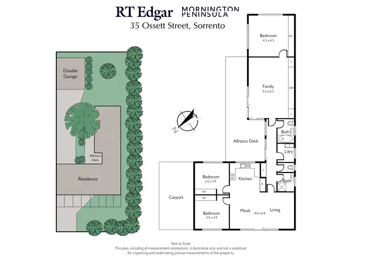 Floorplan of Homely house listing, 35 Ossett Street, Sorrento VIC 3943