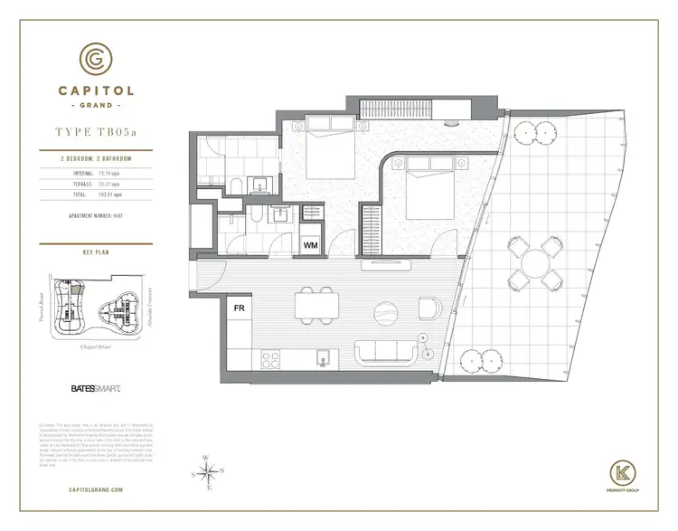Floorplan of Homely apartment listing, 608/243 Toorak Road, South Yarra VIC 3141