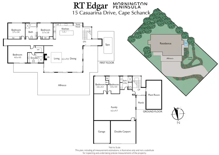 Floorplan of Homely house listing, 15 Casuarina Drive, Cape Schanck VIC 3939