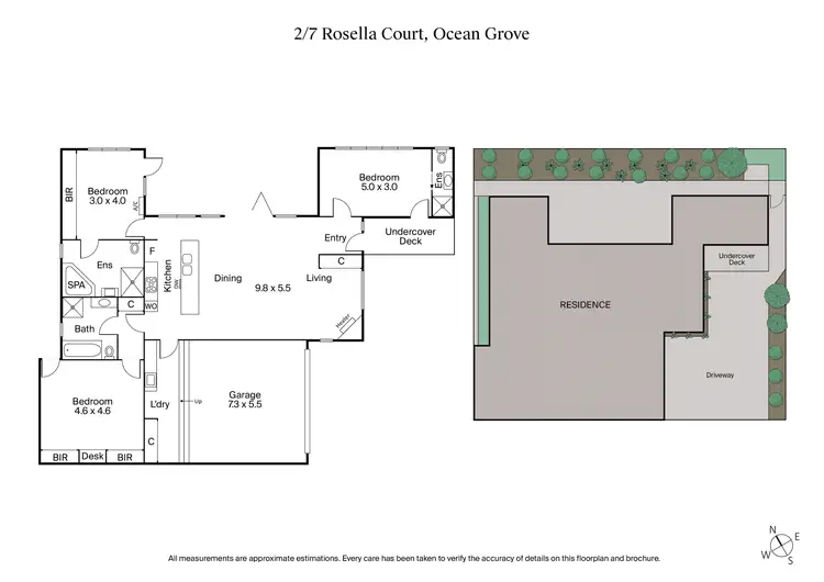 Floorplan of Homely house listing, 2/7 Rosella Court, Ocean Grove VIC 3226