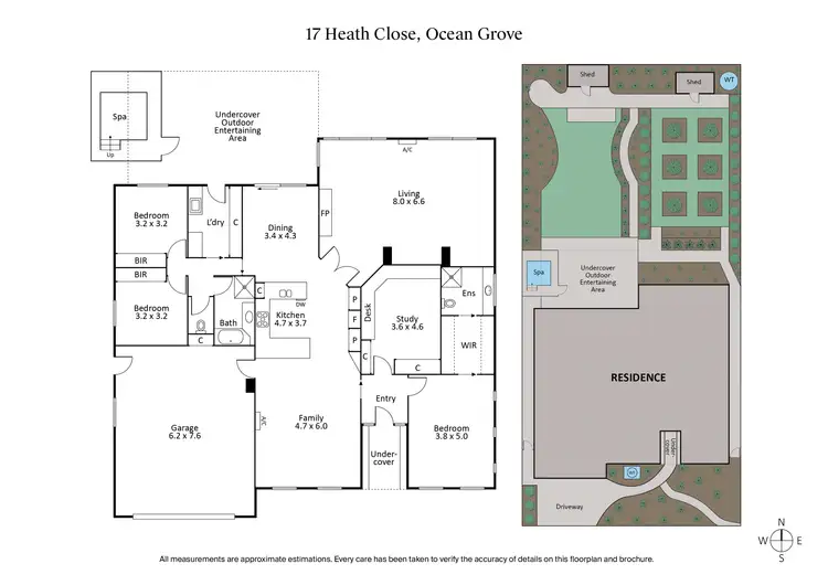 Floorplan of Homely house listing, 17 Heath Close, Ocean Grove VIC 3226