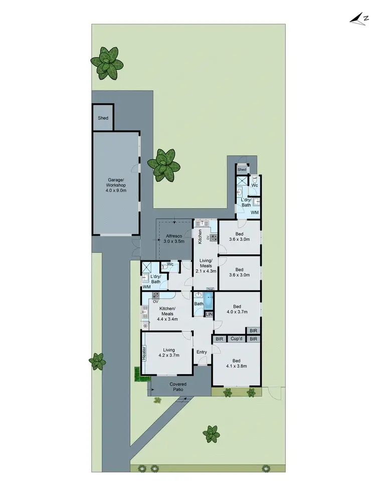 Floorplan of Homely house listing, 24 Eva Street, Clayton VIC 3168