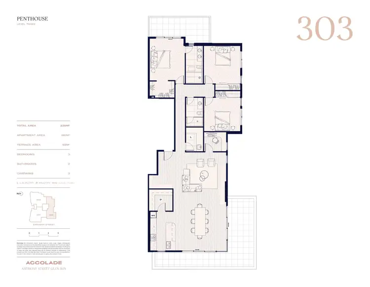 Floorplan of Homely apartment listing, PO3/12 Anthony Street, Glen Iris VIC 3146