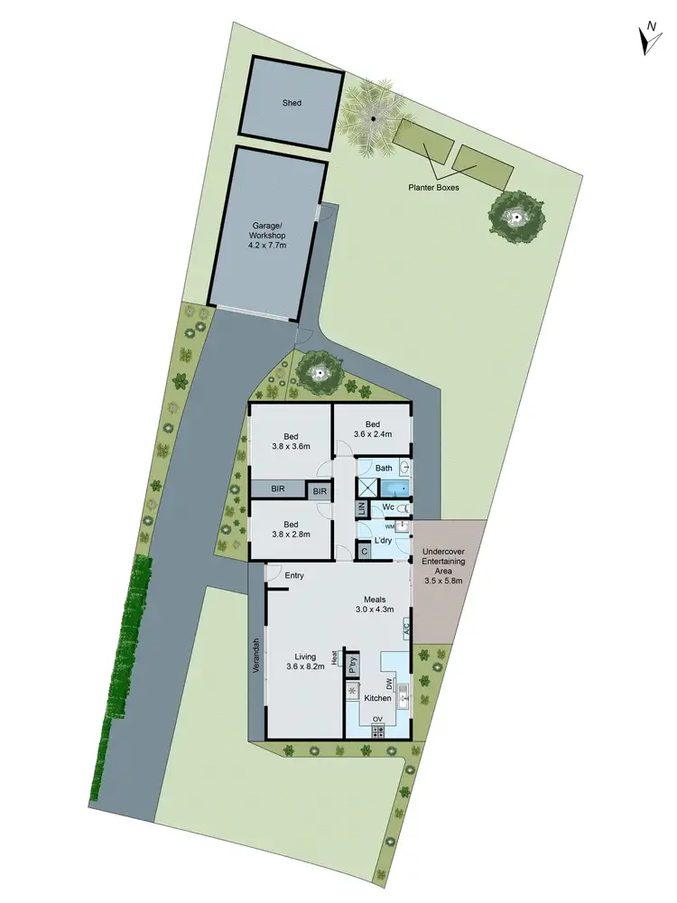Floorplan of Homely house listing, 4 Lawson Close, Cranbourne VIC 3977