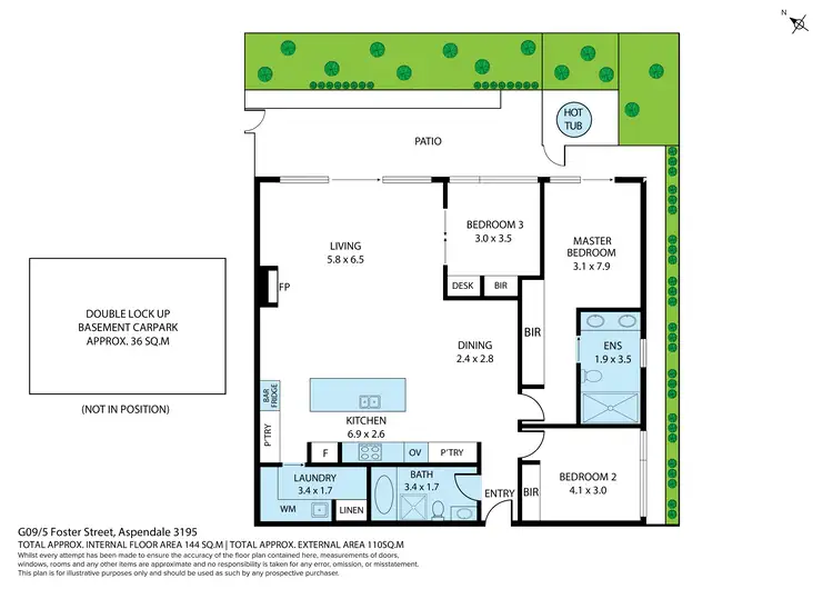 Floorplan of Homely apartment listing, g09/5 Foster Street, Aspendale VIC 3195