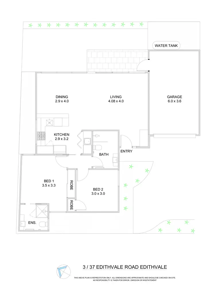Floorplan of Homely unit listing, 3/37 Edithvale Road, Edithvale VIC 3196