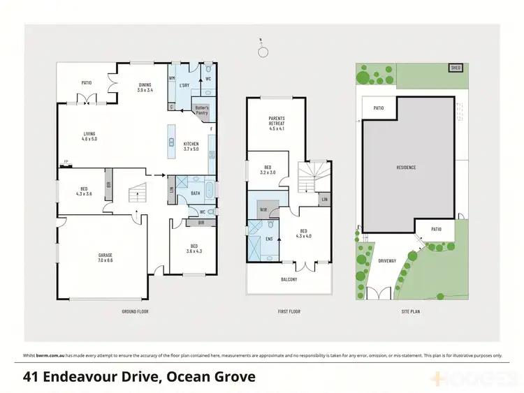 Floorplan of Homely house listing, 41 Endeavour Drive, Ocean Grove VIC 3226