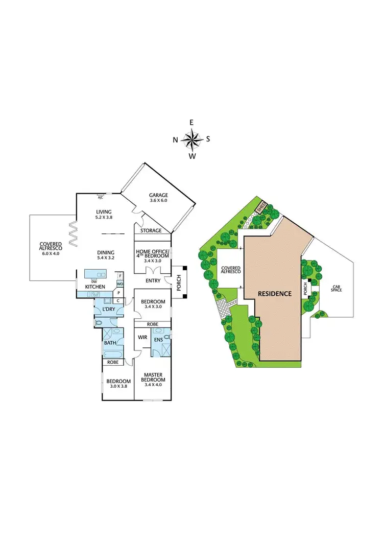 Floorplan of Homely house listing, 2/8 Prunus Court, Bellfield VIC 3081