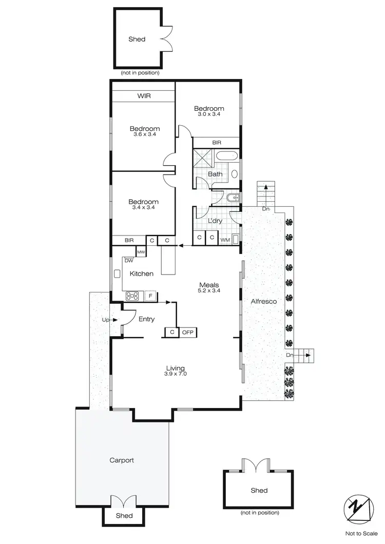 Floorplan of Homely house listing, 2 Marina Drive, Mount Clear VIC 3350
