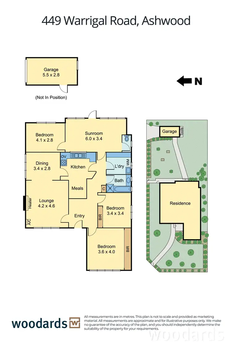 Floorplan of Homely house listing, 449 Warrigal Road, Ashwood VIC 3147