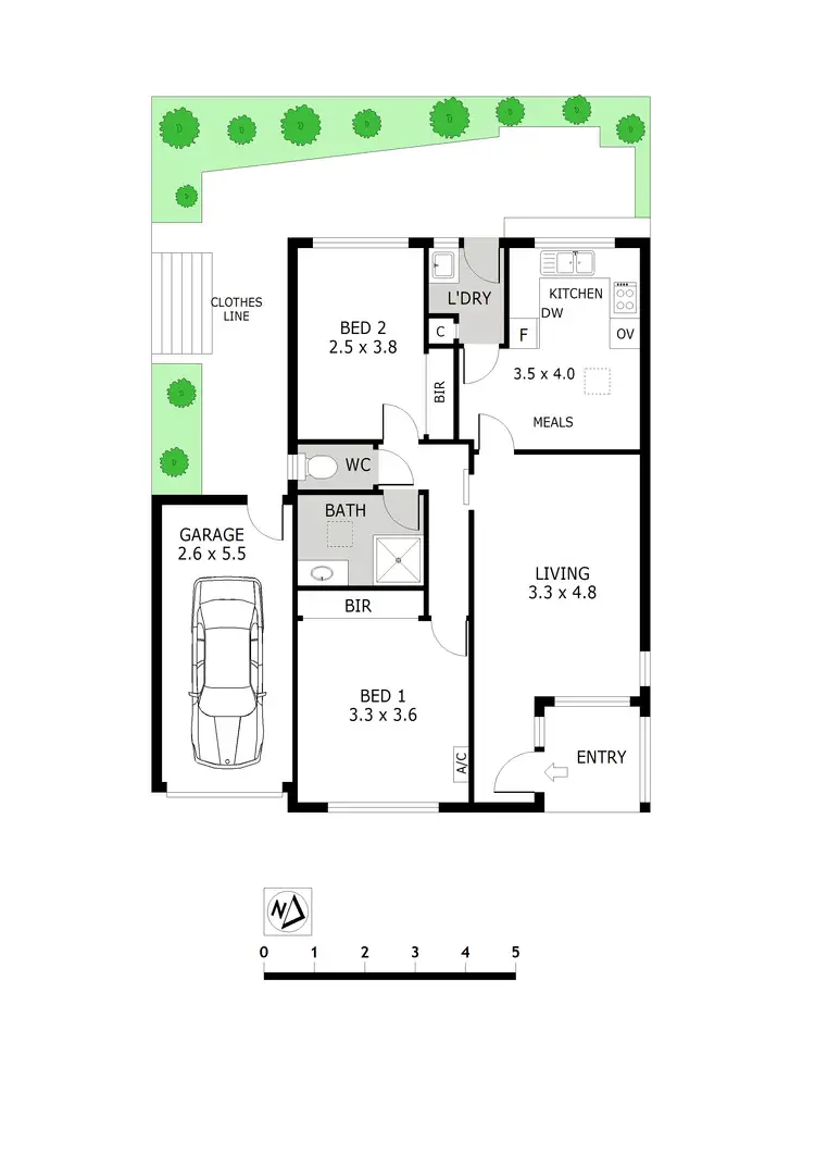 Floorplan of Homely unit listing, 3/630-634 Centre Road, Bentleigh East VIC 3165