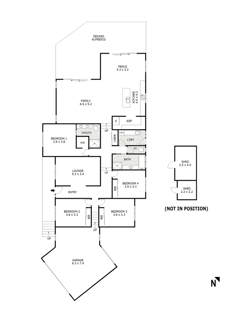Floorplan of Homely house listing, 13 Crimmins Way, Kilmore VIC 3764