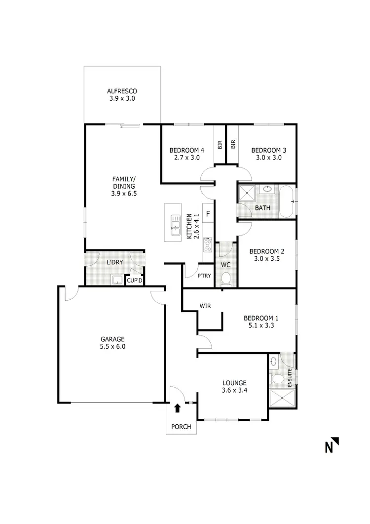 Floorplan of Homely house listing, 25 Teamsters Circuit, Kilmore VIC 3764