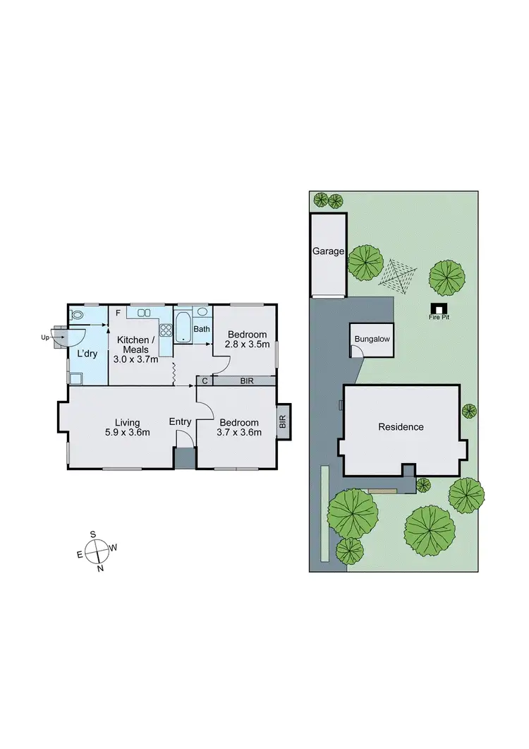 Floorplan of Homely house listing, 42 Mawarra Crescent, Chadstone VIC 3148