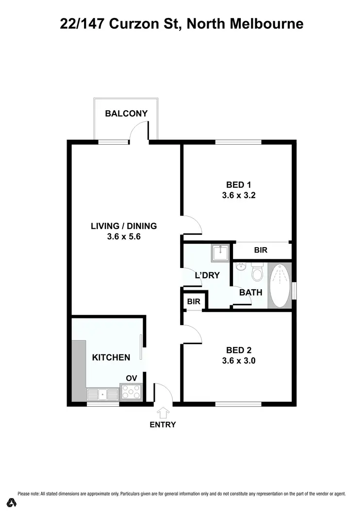 Floorplan of Homely flat listing, 22/147 Curzon Street, North Melbourne VIC 3051