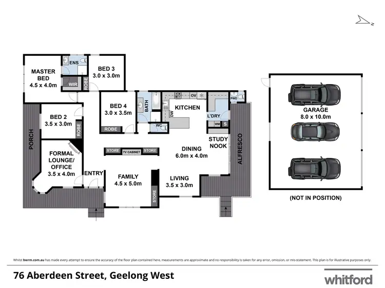 Floorplan of Homely house listing, 76 Aberdeen Street, Geelong West VIC 3218