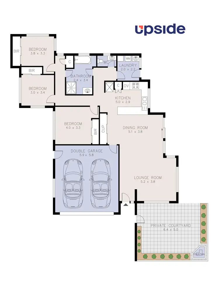 Floorplan of Homely villa listing, 5/10 Chatfield Way, Port Macquarie NSW 2444