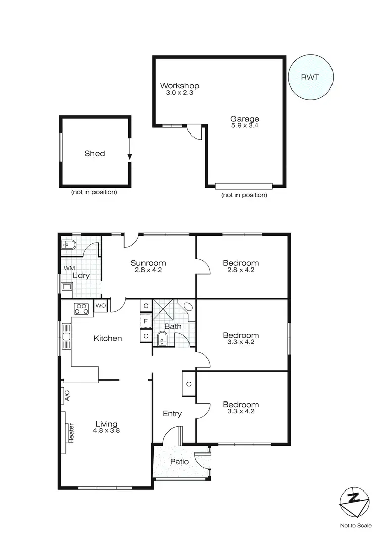 Floorplan of Homely house listing, 601 Howard Street, Soldiers Hill VIC 3350
