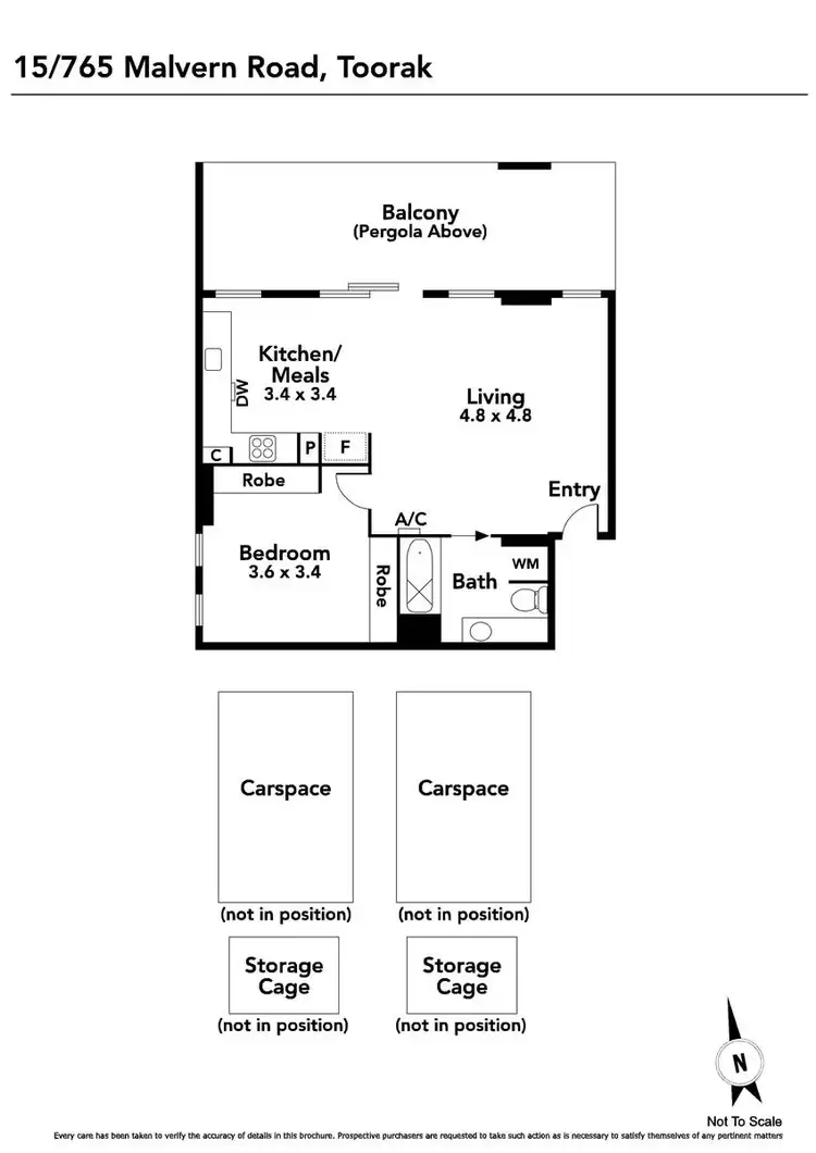 Floorplan of Homely apartment listing, 15/765 Malvern Road, Toorak VIC 3142