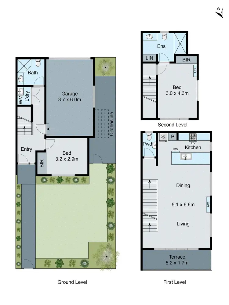 Floorplan of Homely townhouse listing, 8/1562-1564 Dandenong Road, Huntingdale VIC 3166