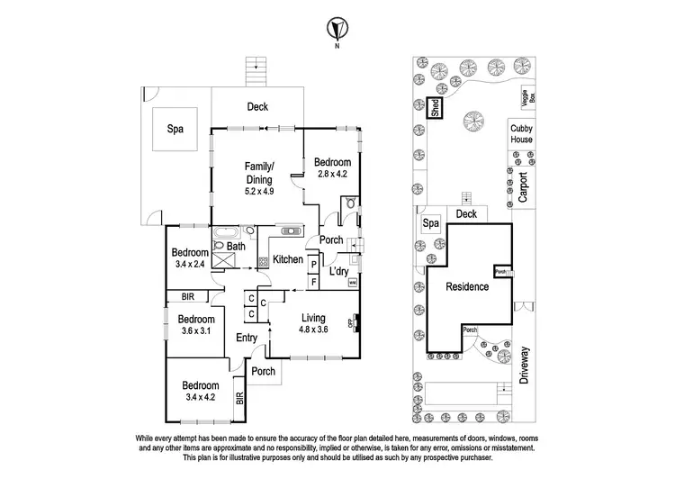Floorplan of Homely house listing, 6 Greville Road, Rosanna VIC 3084