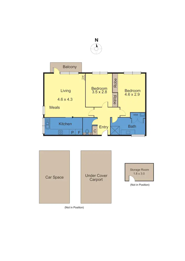 Floorplan of Homely apartment listing, 3/1-5 Auburn Grove, Hawthorn East VIC 3123