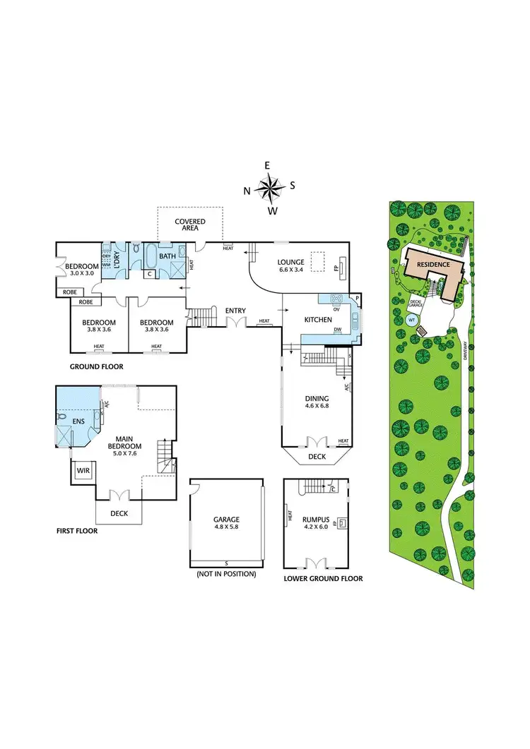 Floorplan of Homely house listing, 50 Doleen Road, North Warrandyte VIC 3113