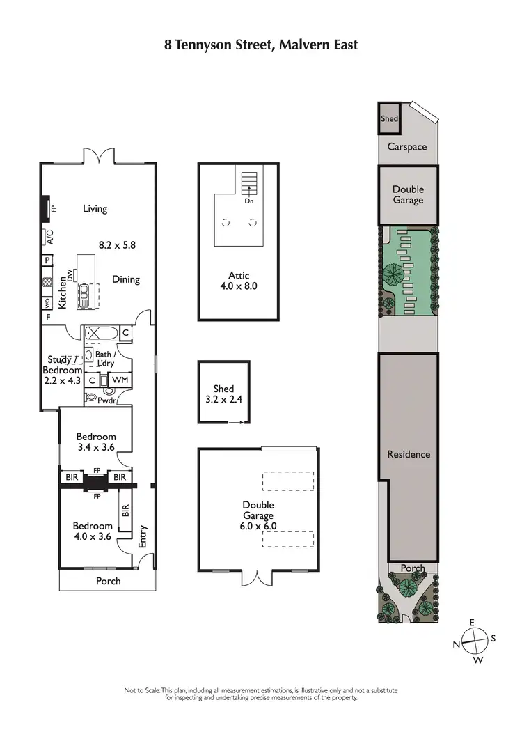 Floorplan of Homely house listing, 8 Tennyson Street, Malvern East VIC 3145