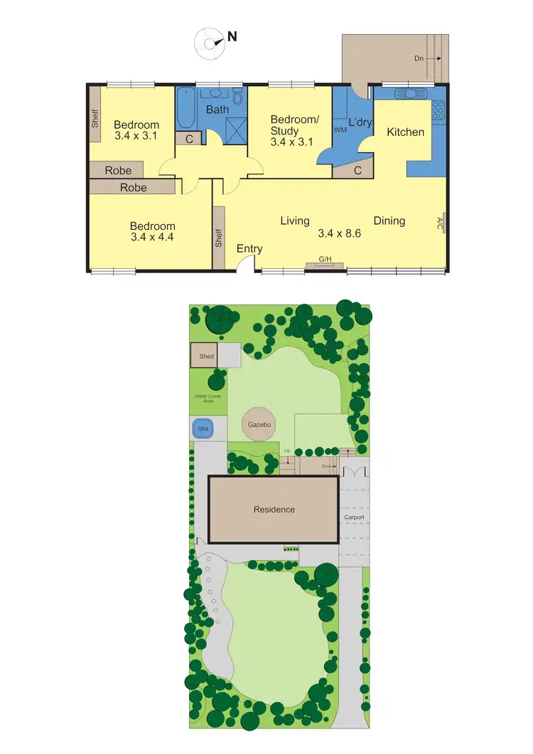 Floorplan of Homely house listing, 68 Viewhill Road, Balwyn North VIC 3104