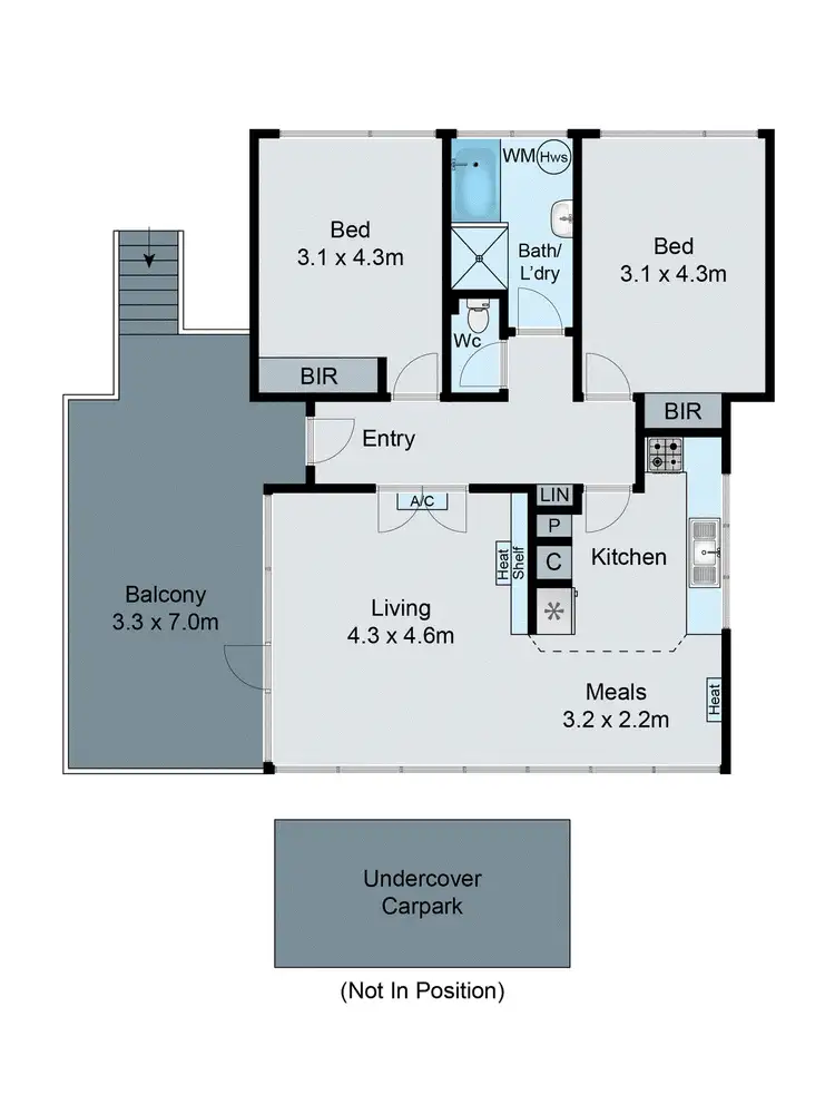 Floorplan of Homely apartment listing, 9/251 Burke Road, Glen Iris VIC 3146