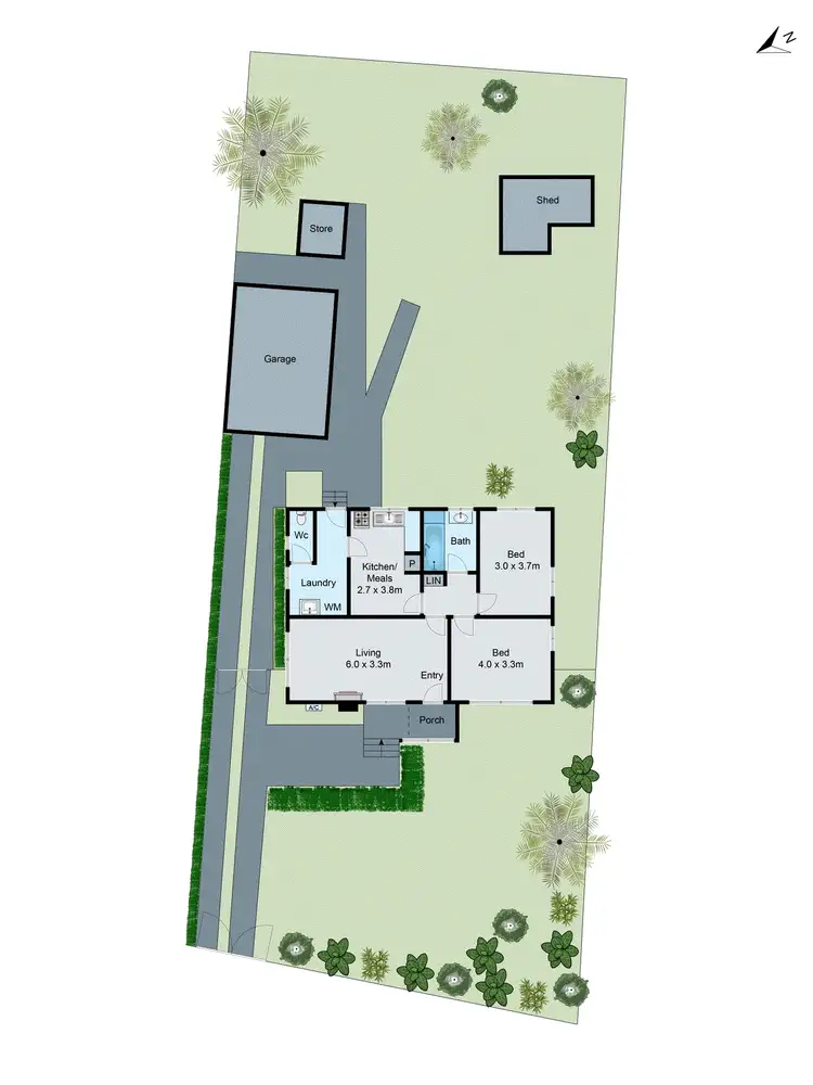 Floorplan of Homely house listing, 20 Amaroo Street, Chadstone VIC 3148