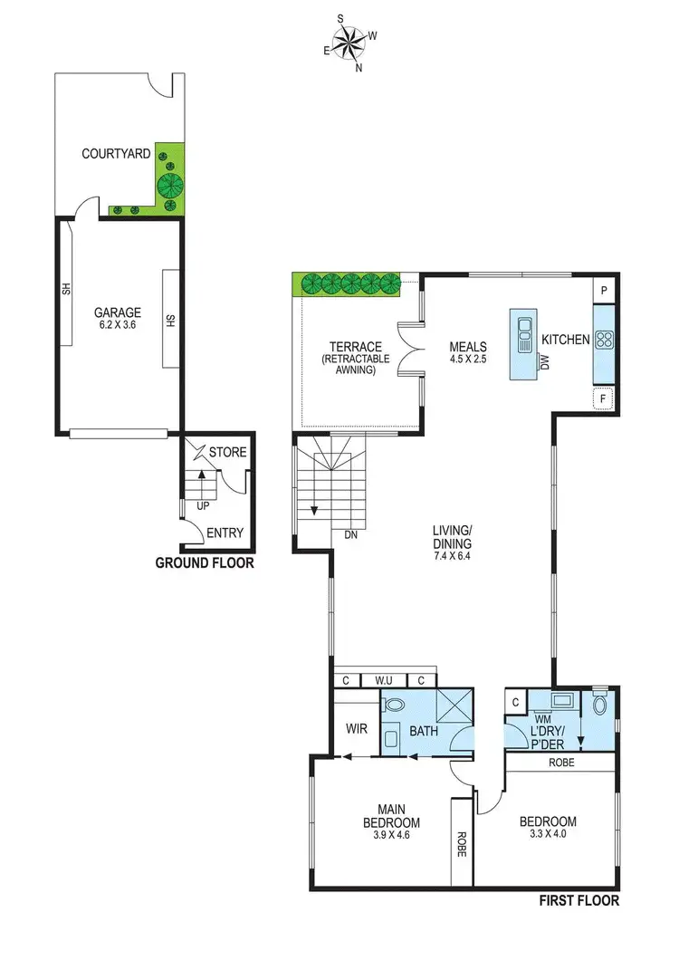 Floorplan of Homely apartment listing, 4/544 Centre Road, Bentleigh VIC 3204