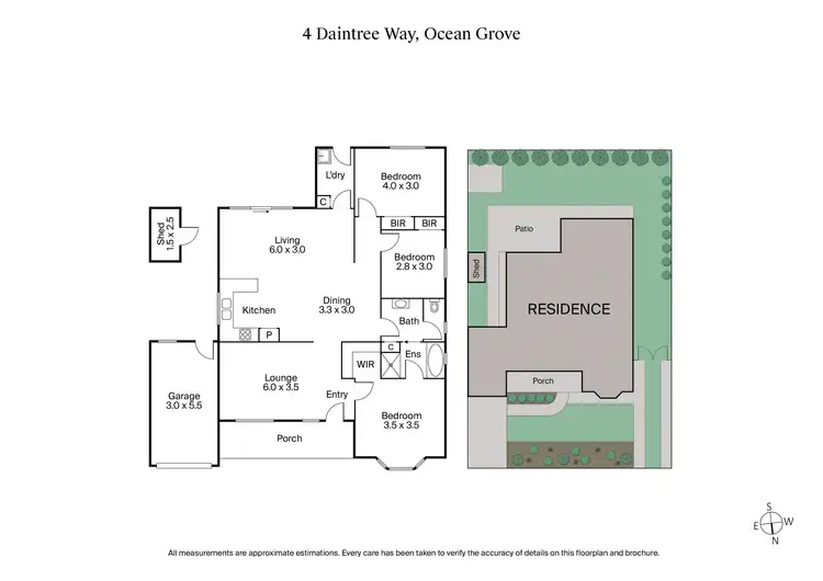 Floorplan of Homely house listing, 4 Daintree Way, Ocean Grove VIC 3226