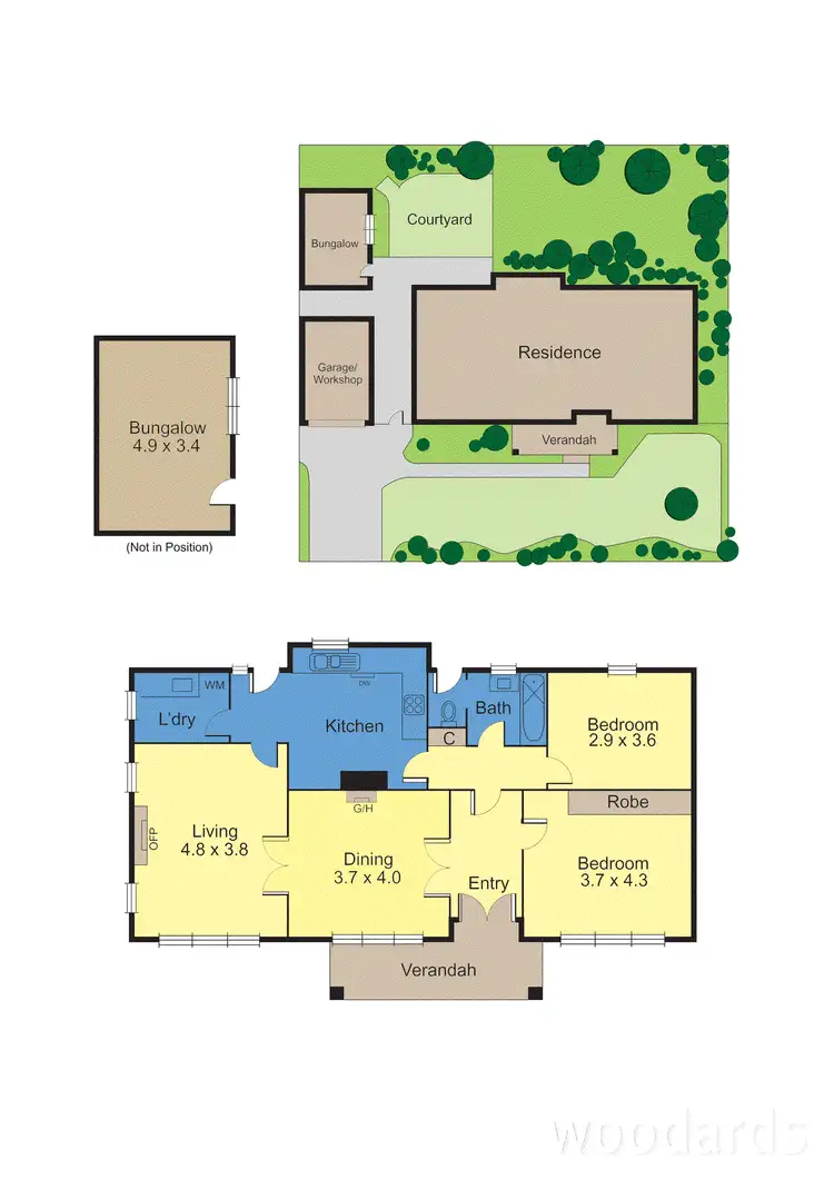 Floorplan of Homely house listing, 35 Turner Avenue, Glen Huntly VIC 3163