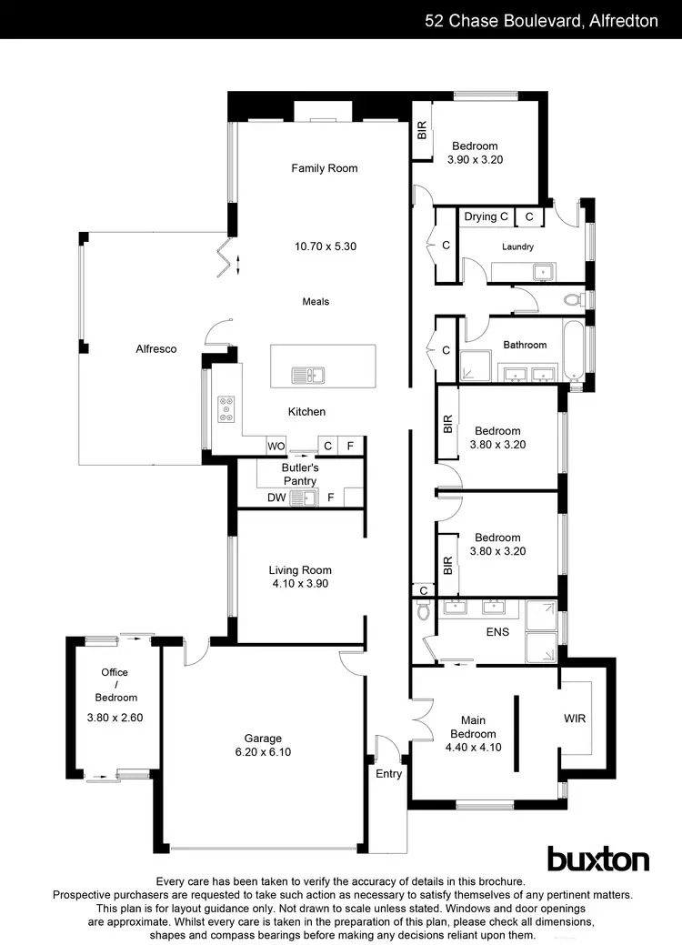 Floorplan of Homely house listing, 52 Chase Boulevard, Alfredton VIC 3350