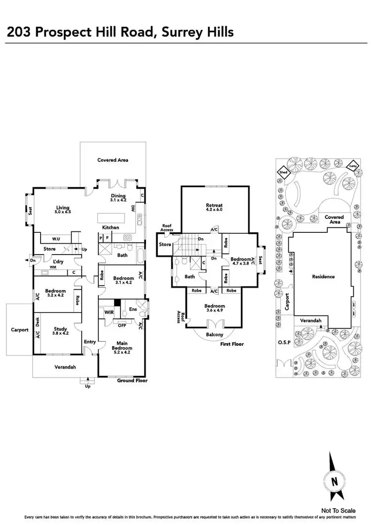 Floorplan of Homely house listing, 203 Prospect Hill Road, Surrey Hills VIC 3127