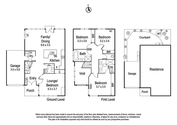 Floorplan of Homely townhouse listing, 3/20 Cedric Street, Ivanhoe East VIC 3079