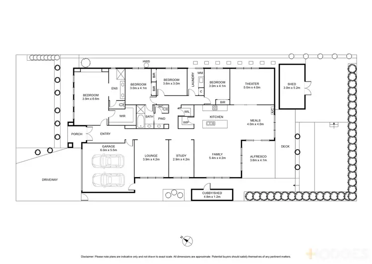Floorplan of Homely house listing, 49 Narawi Avenue, Clifton Springs VIC 3222