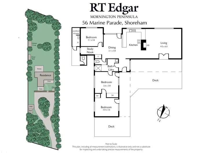 Floorplan of Homely house listing, 56 Marine Parade, Shoreham VIC 3916