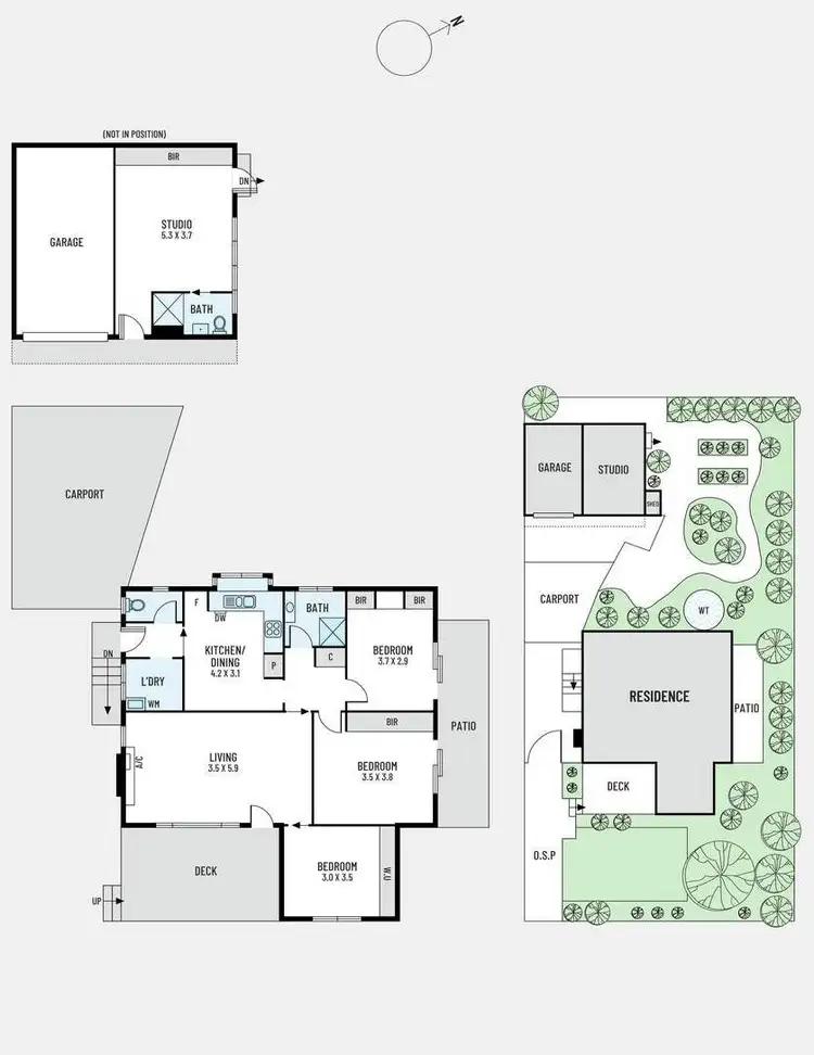 Floorplan of Homely house listing, 27 Glover Street, Heidelberg Heights VIC 3081