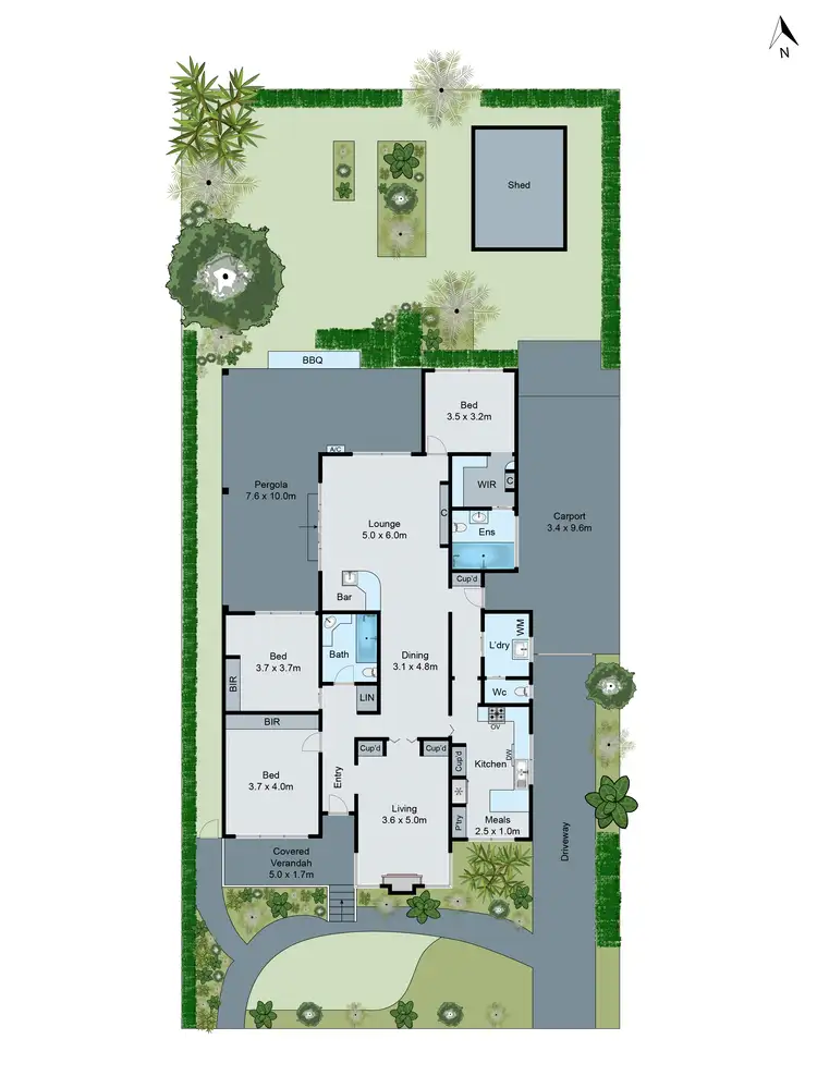 Floorplan of Homely house listing, 36 McCubbin Street, Burwood VIC 3125