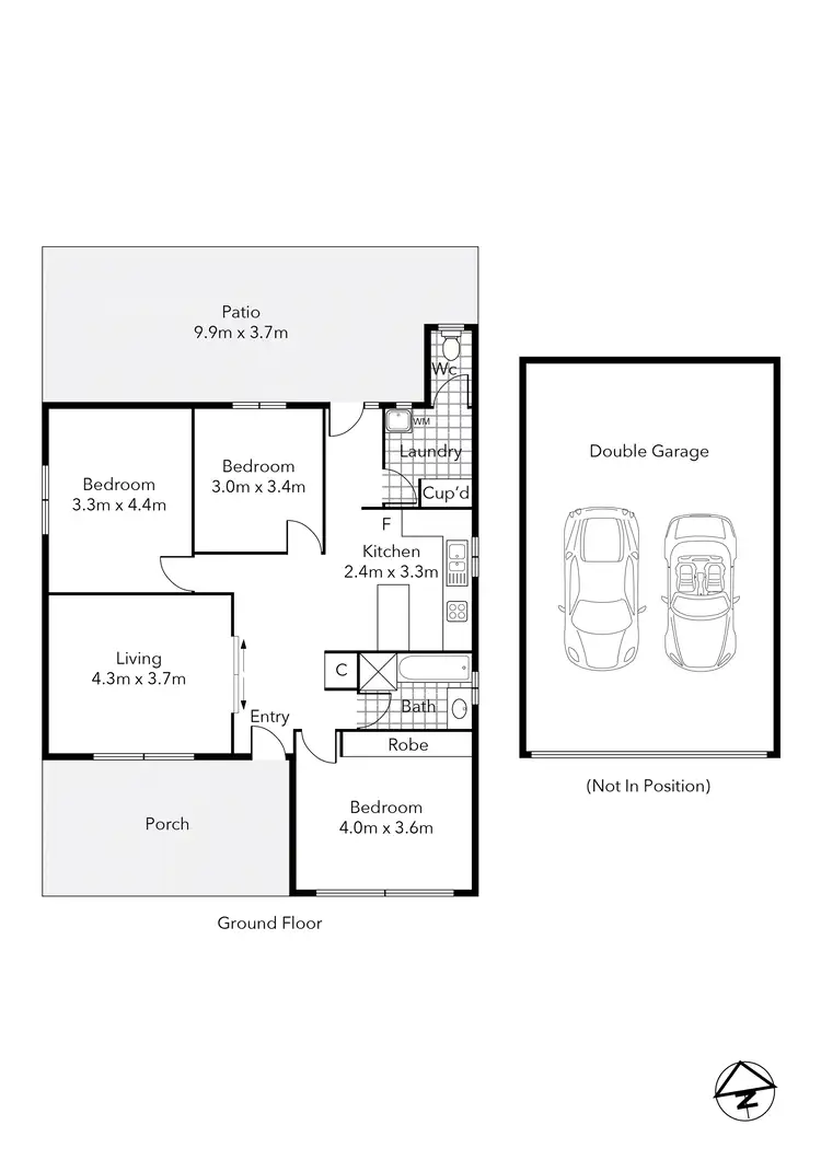 Floorplan of Homely house listing, 14 College Street, Wendouree VIC 3355